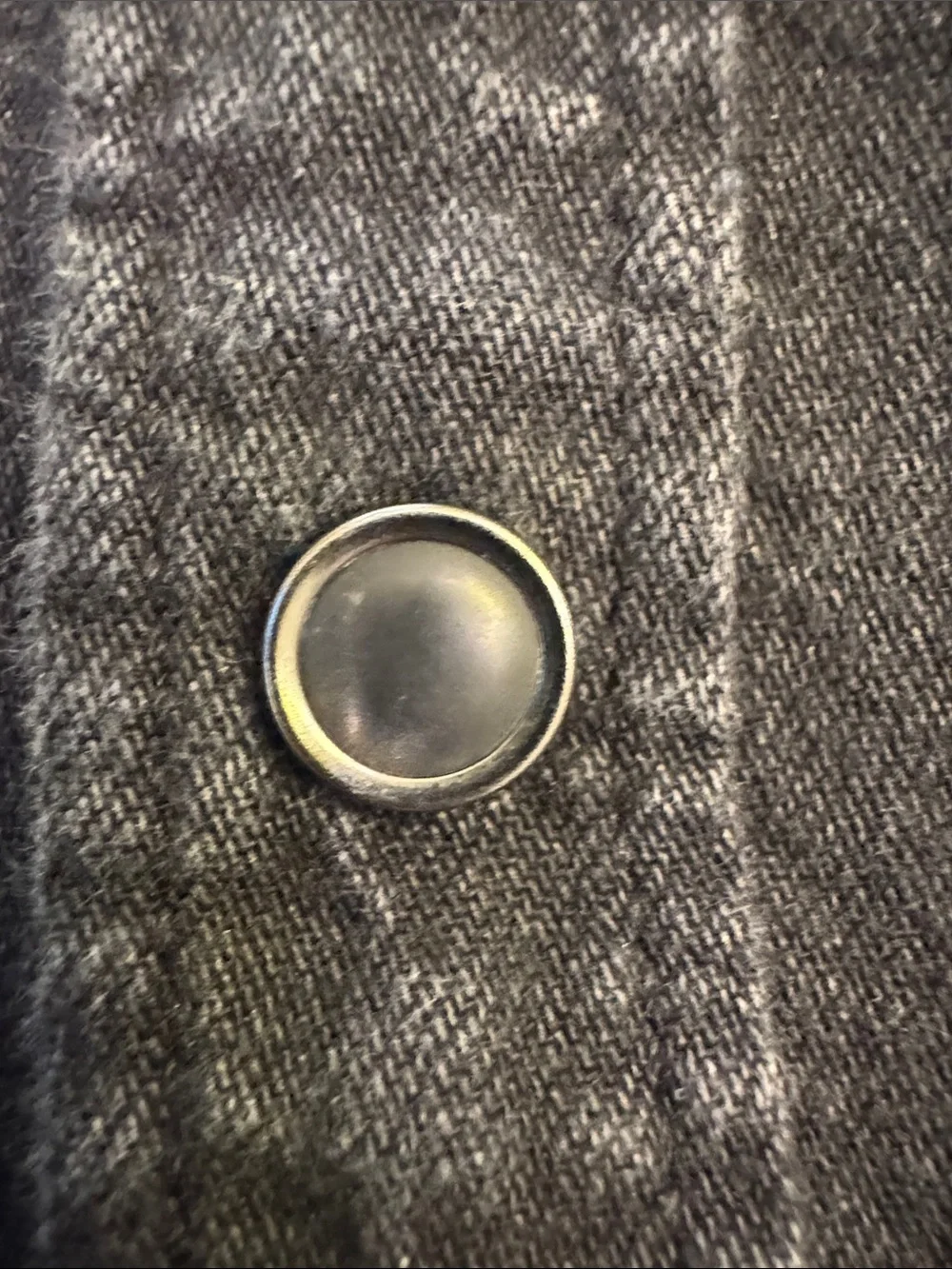 Levi's Black Button-Down Denim-Style Western Shirt